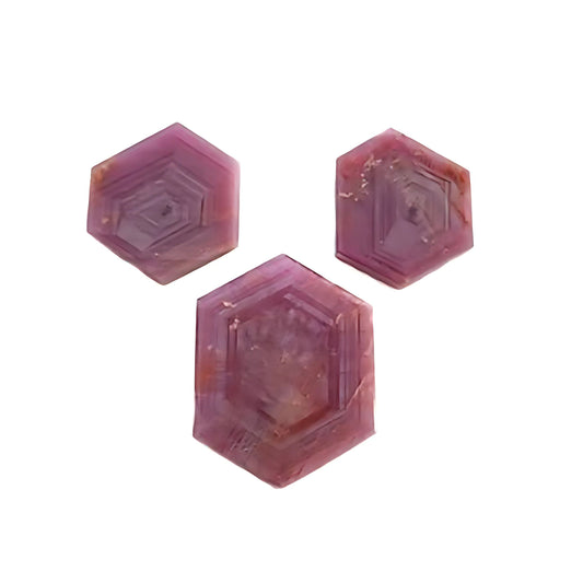 rosemary ruby hexagon flat slices
