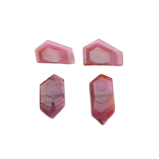 rosemary ruby hexagon flat slices