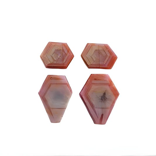 rosemary ruby hexagon flat slices