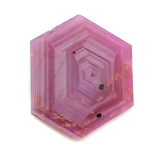 rosemary ruby hexagon shape fat slices