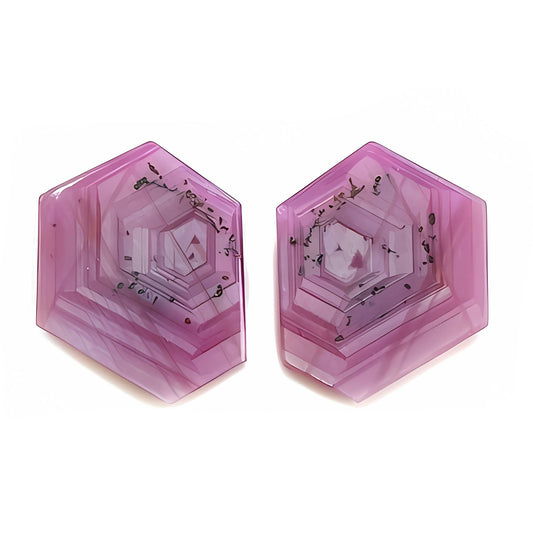 rosemary ruby hexagon shape flat slices 