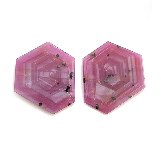 rosemary ruby hexagon flat slices