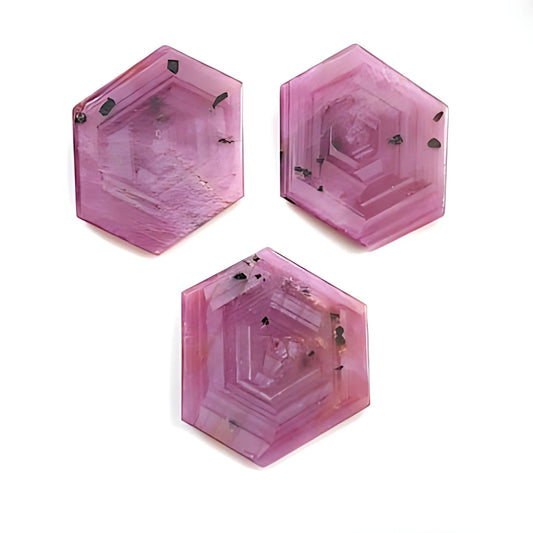 rosemary ruby hexagon shape flat slices