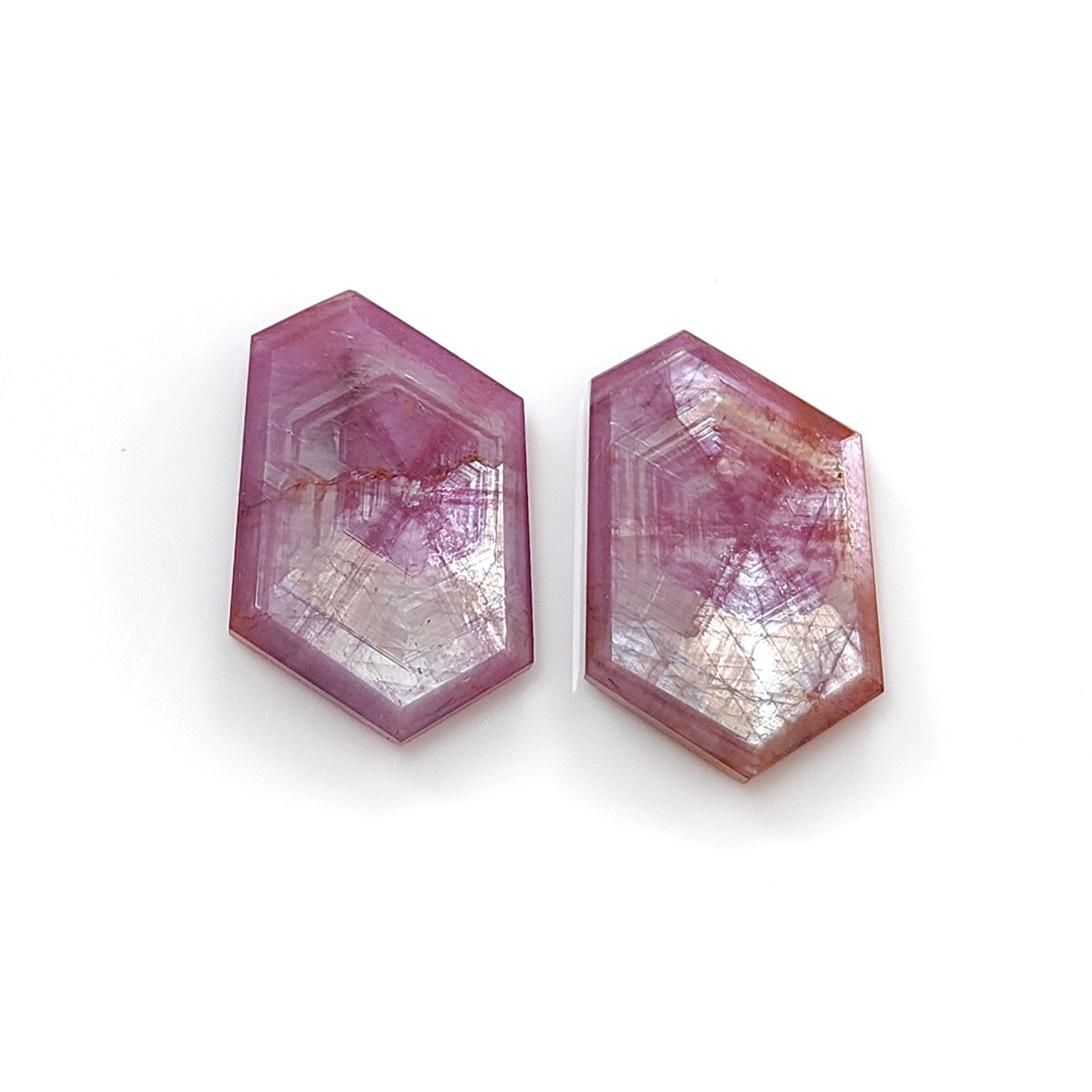 rosemary ruby hexagon flat slices