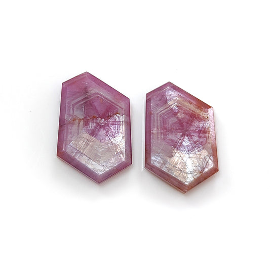 rosemary ruby hexagon flat slices