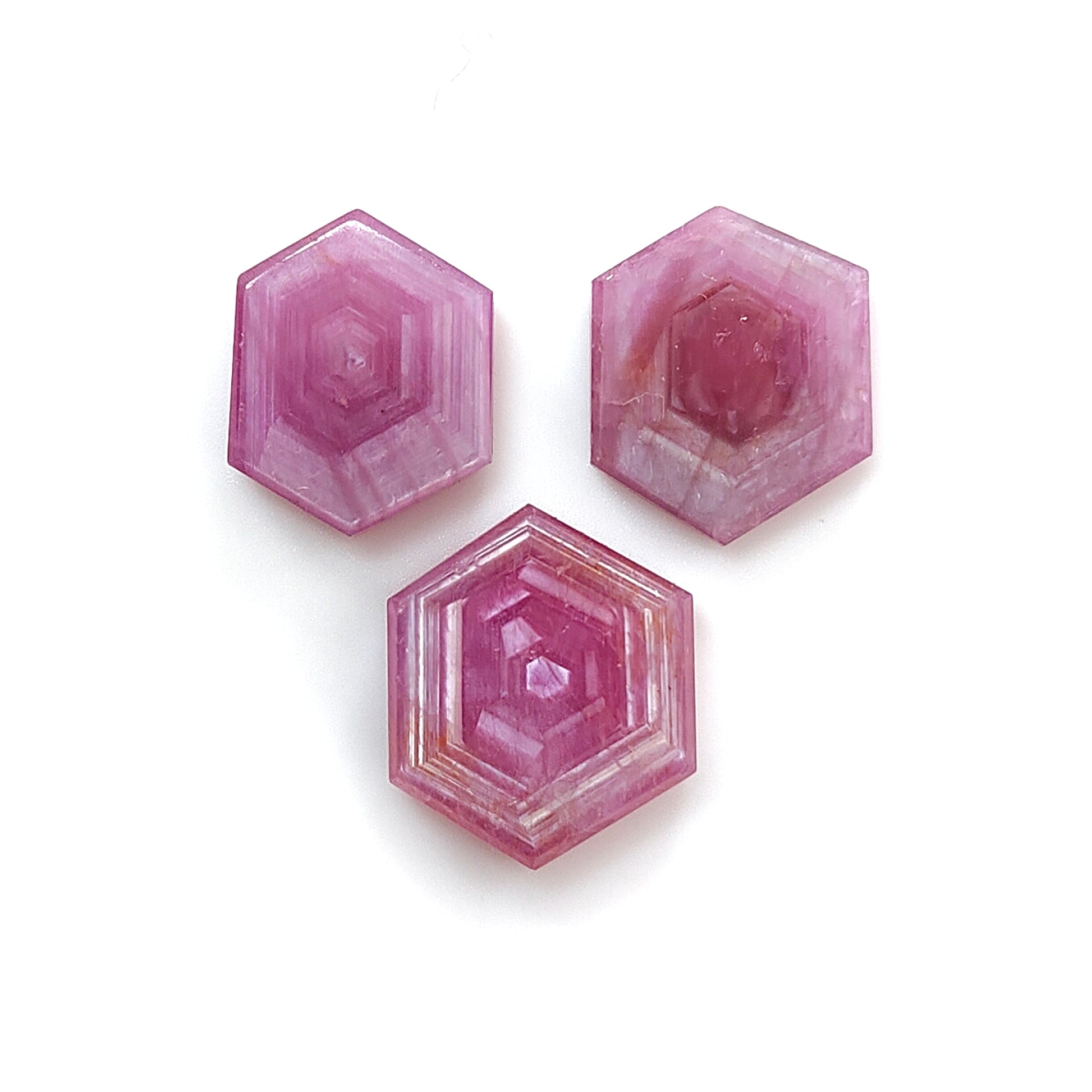rosemary ruby hexagon flat slices