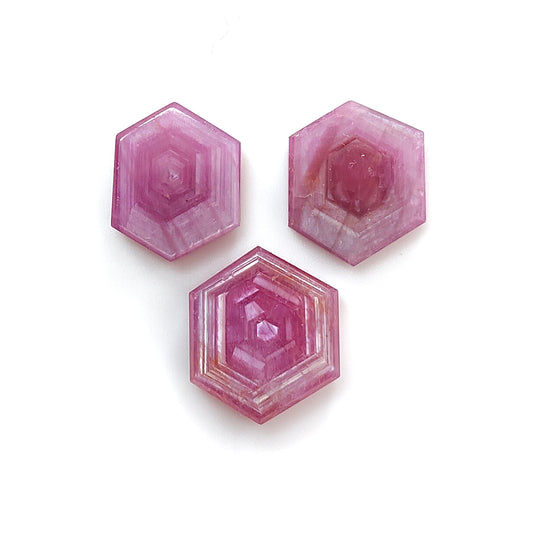rosemary ruby hexagon flat slices