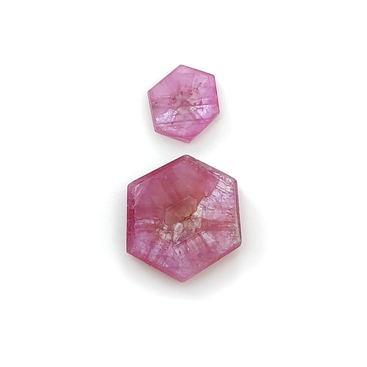 rosemary ruby hexagon flat slices