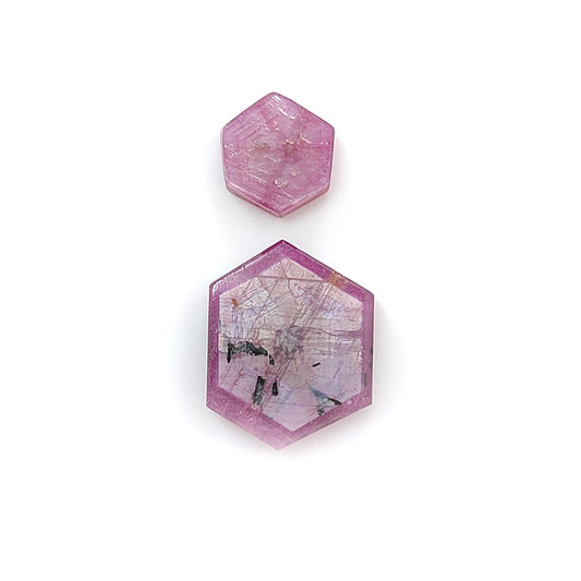 rosemary ruby hexagon flat slices