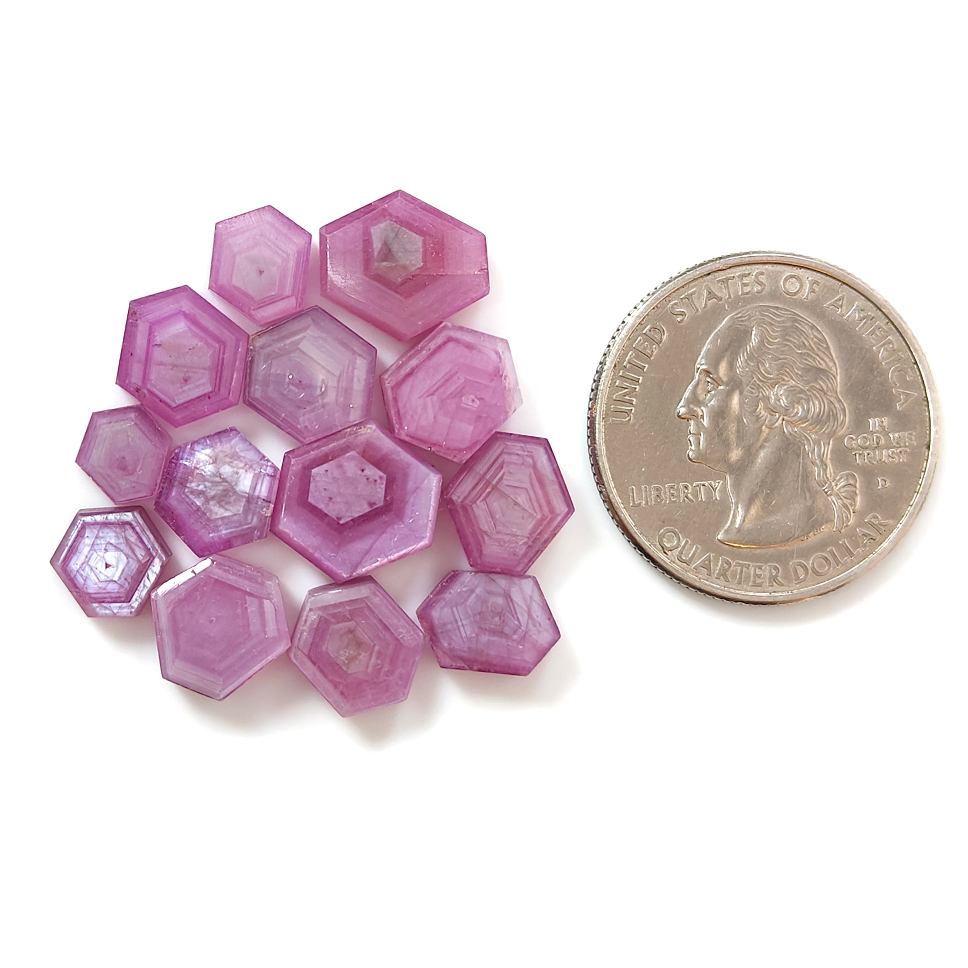 saphir rose naturel non traité