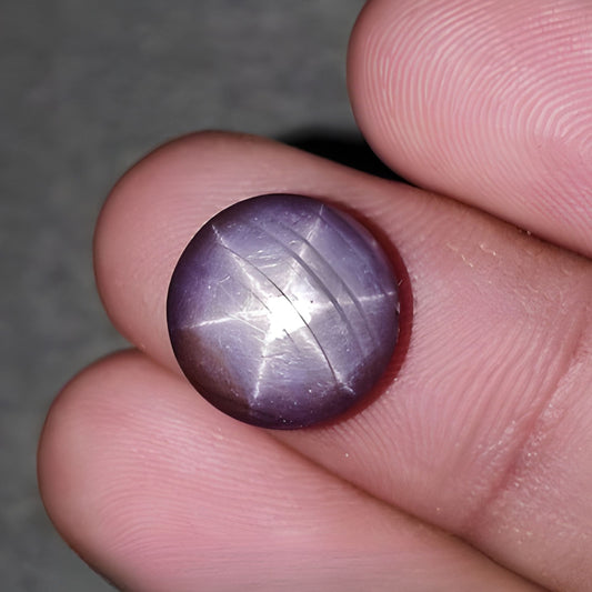 star sapphire round shape cabochon