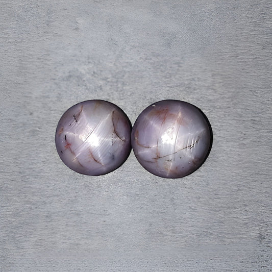 star sapphire round shape cabochon