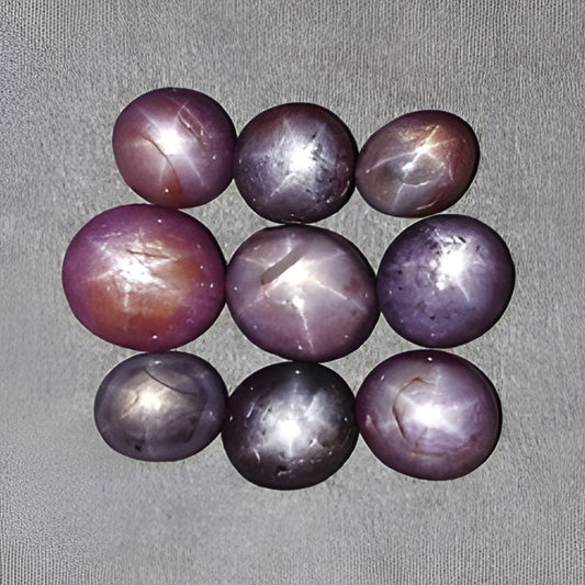 star sapphire oval shape cabochon