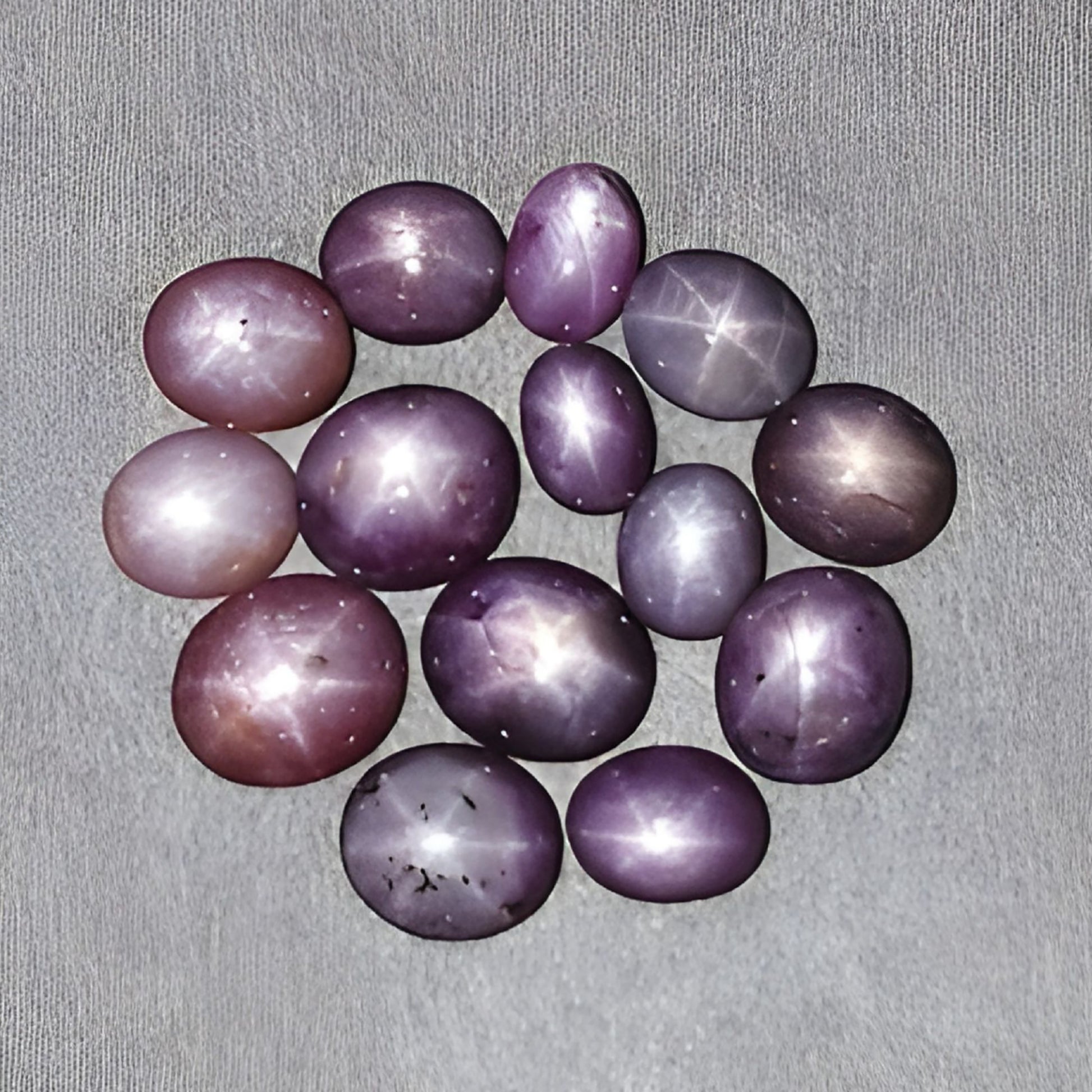 star sapphire oval shape cabochon