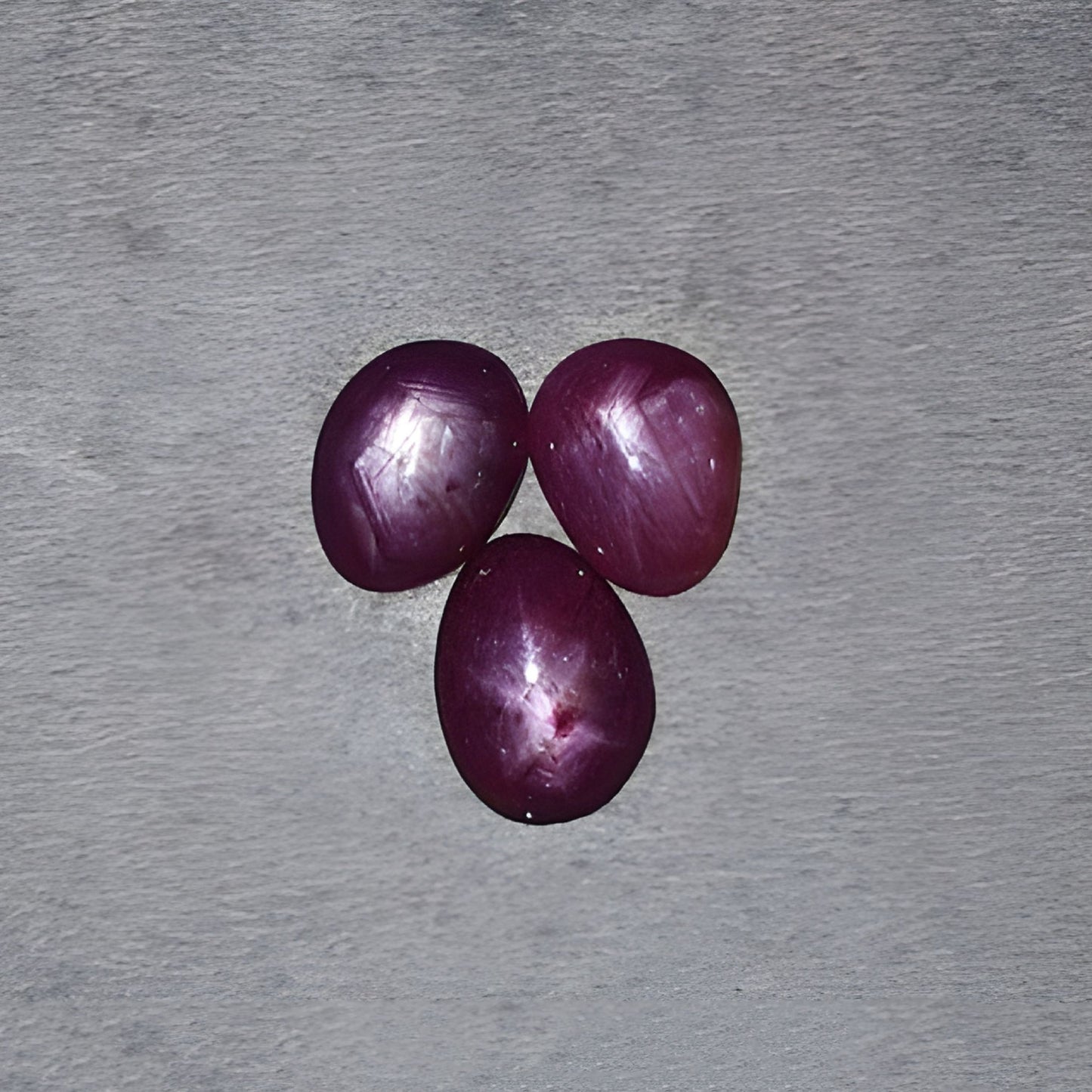 star ruby uneven shape cabochon