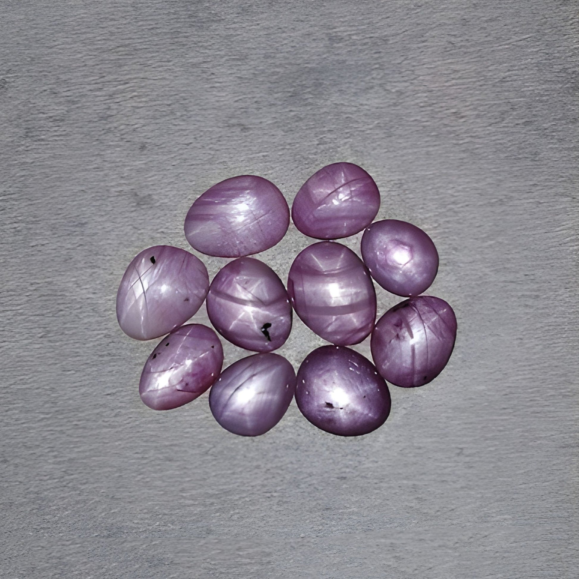 star ruby uneven shape cabochon