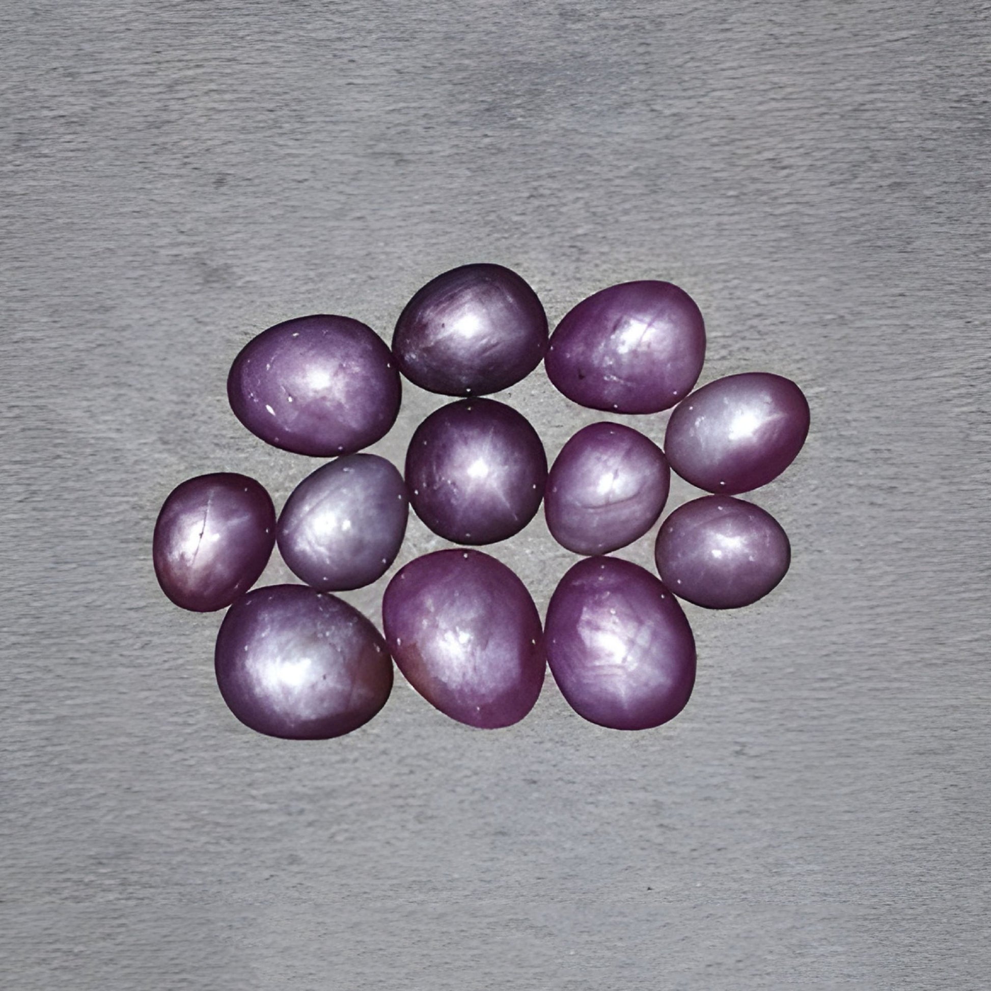 star ruby uneven shape cabochon