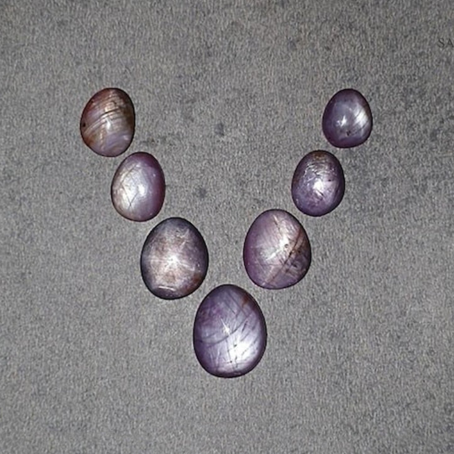 star sapphire egg shape cabochon