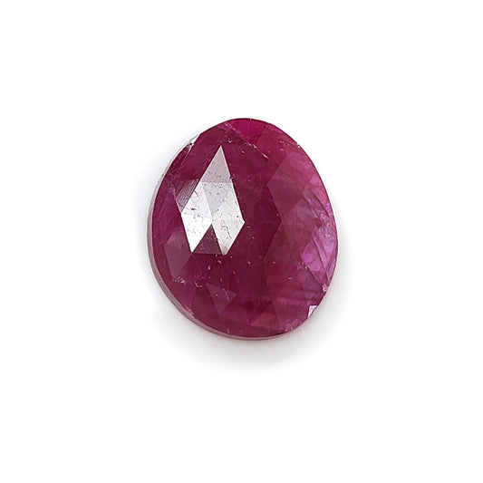 red ruby fancy rose cut slices