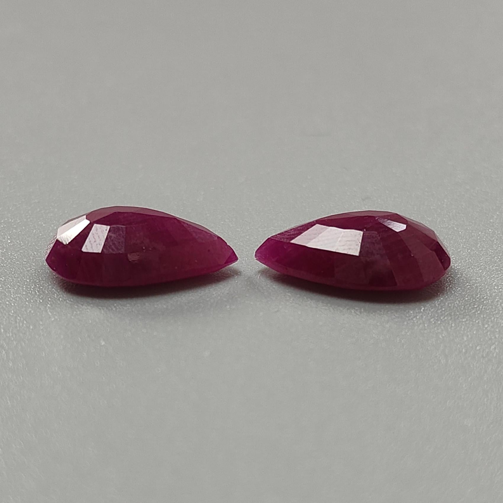 Ruby Birnen geschnitten