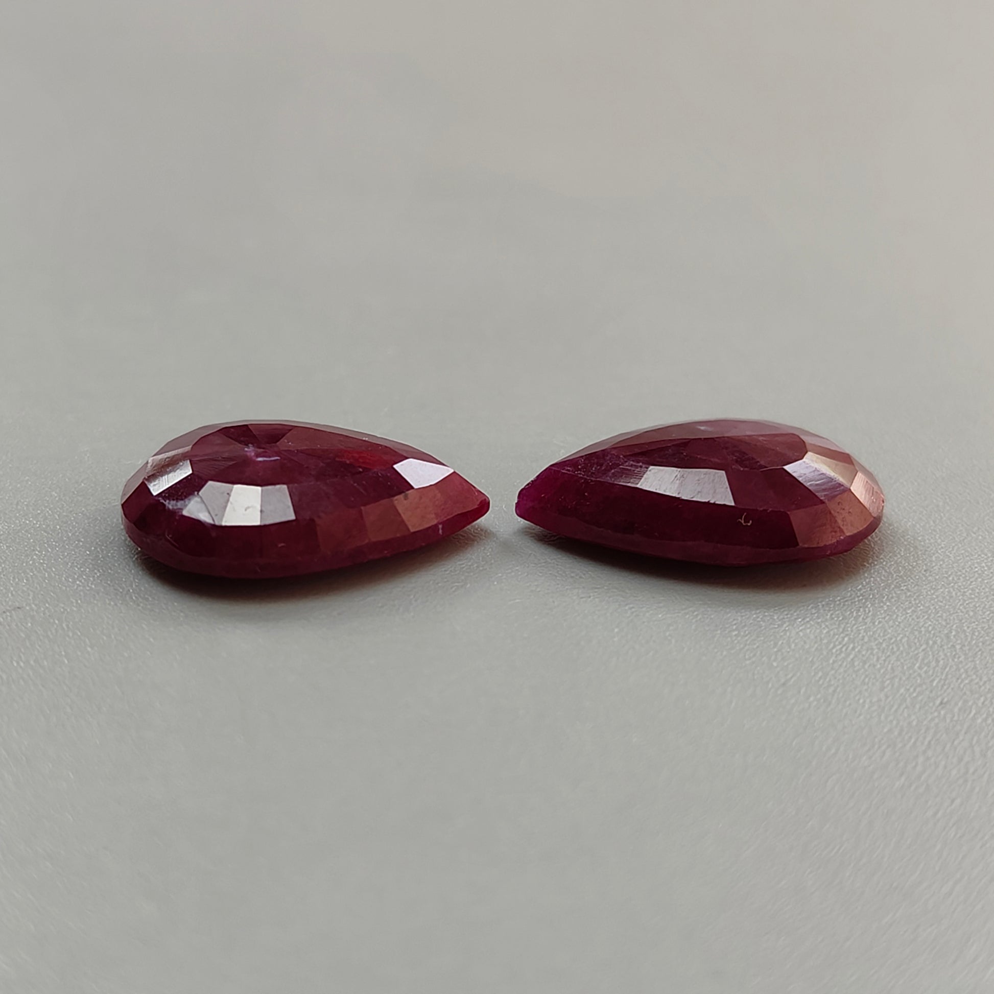 Rubin facettierter Schliff