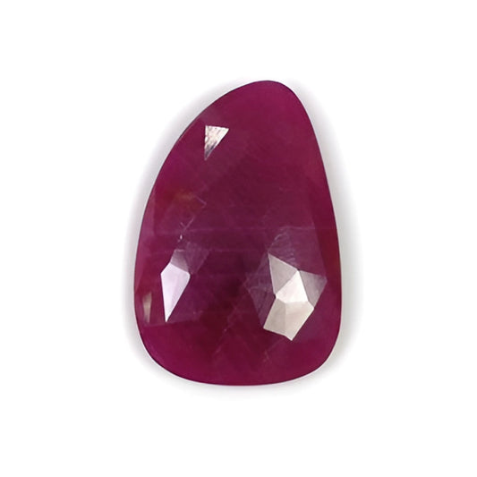 red ruby rose cut slices fancy