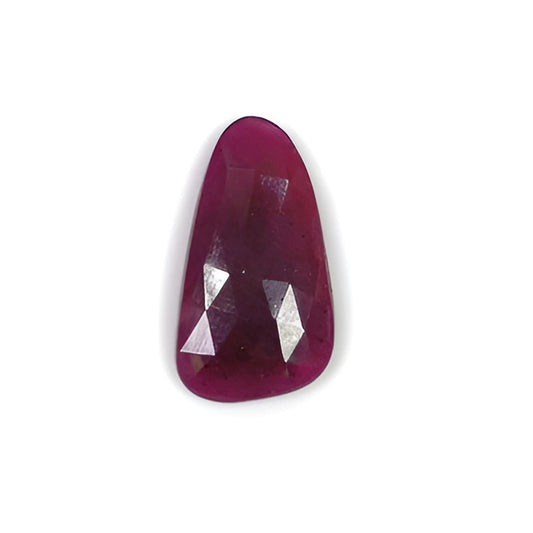 red ruby fancy rose cut slices