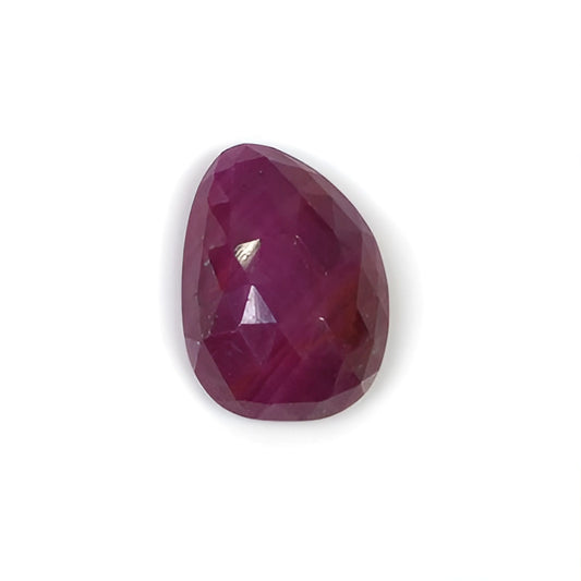 red ruby fancy rose cut slices