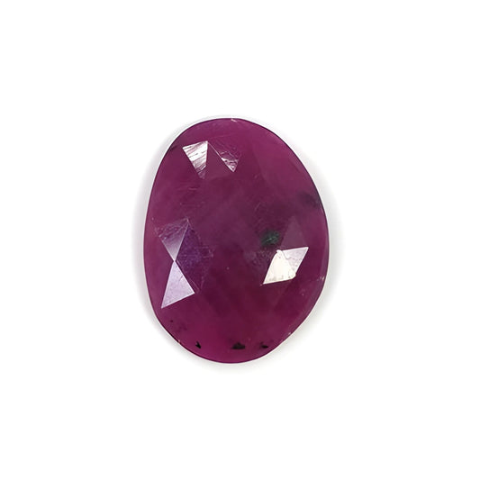 red ruby fancy rose cut slices