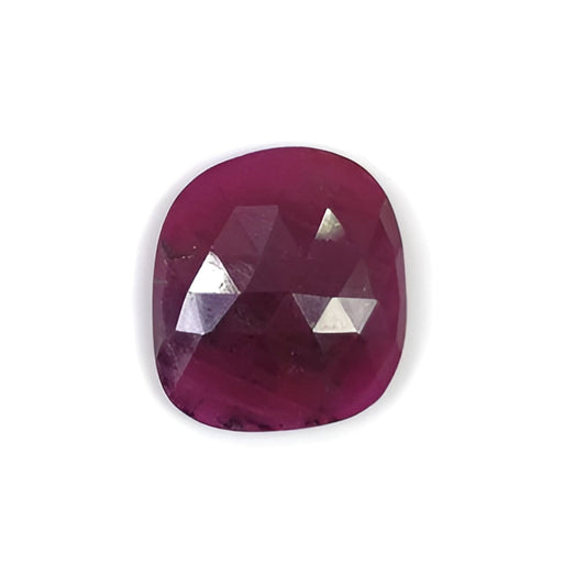 red ruby fancy rose cut slices