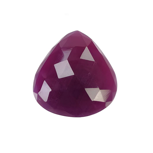 red ruby fancy rose cut slices