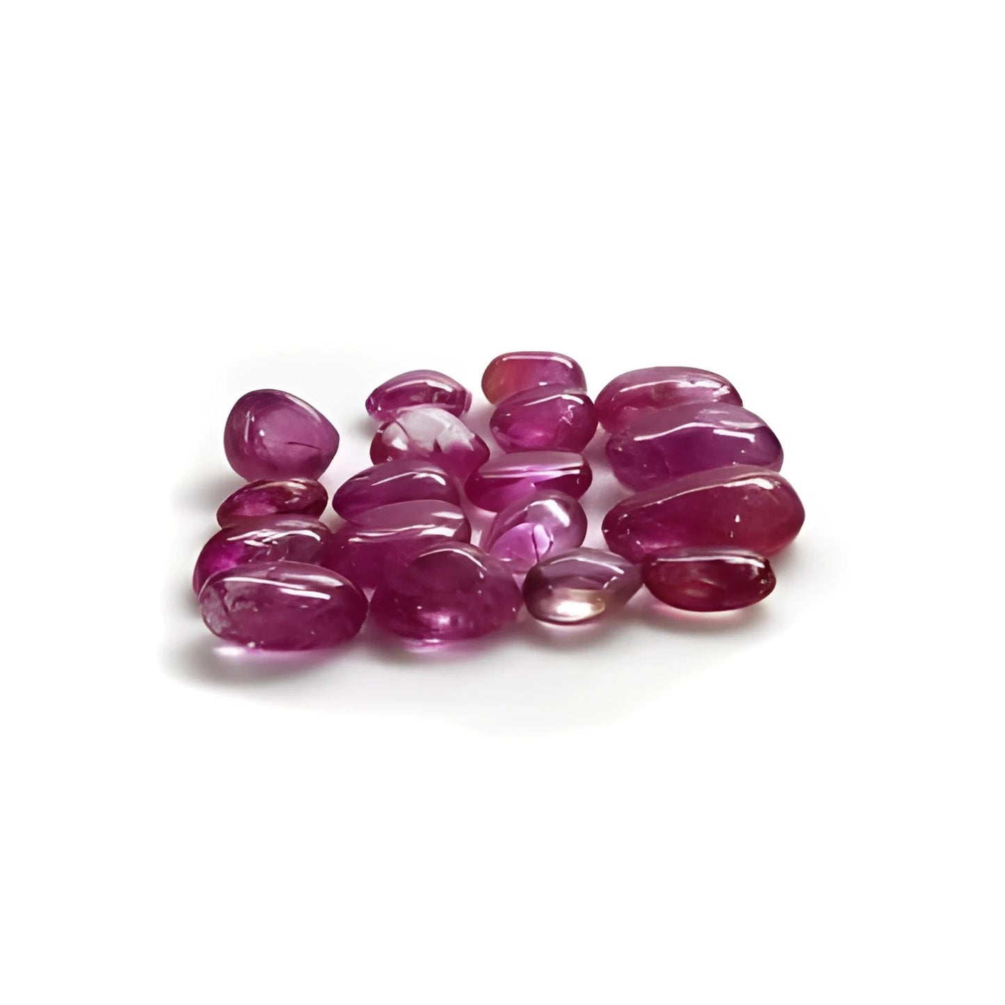 18.00cts Burmese Ruby Gemstone Natural Untreated Cabochon Uneven Shape Tumble 18pcs