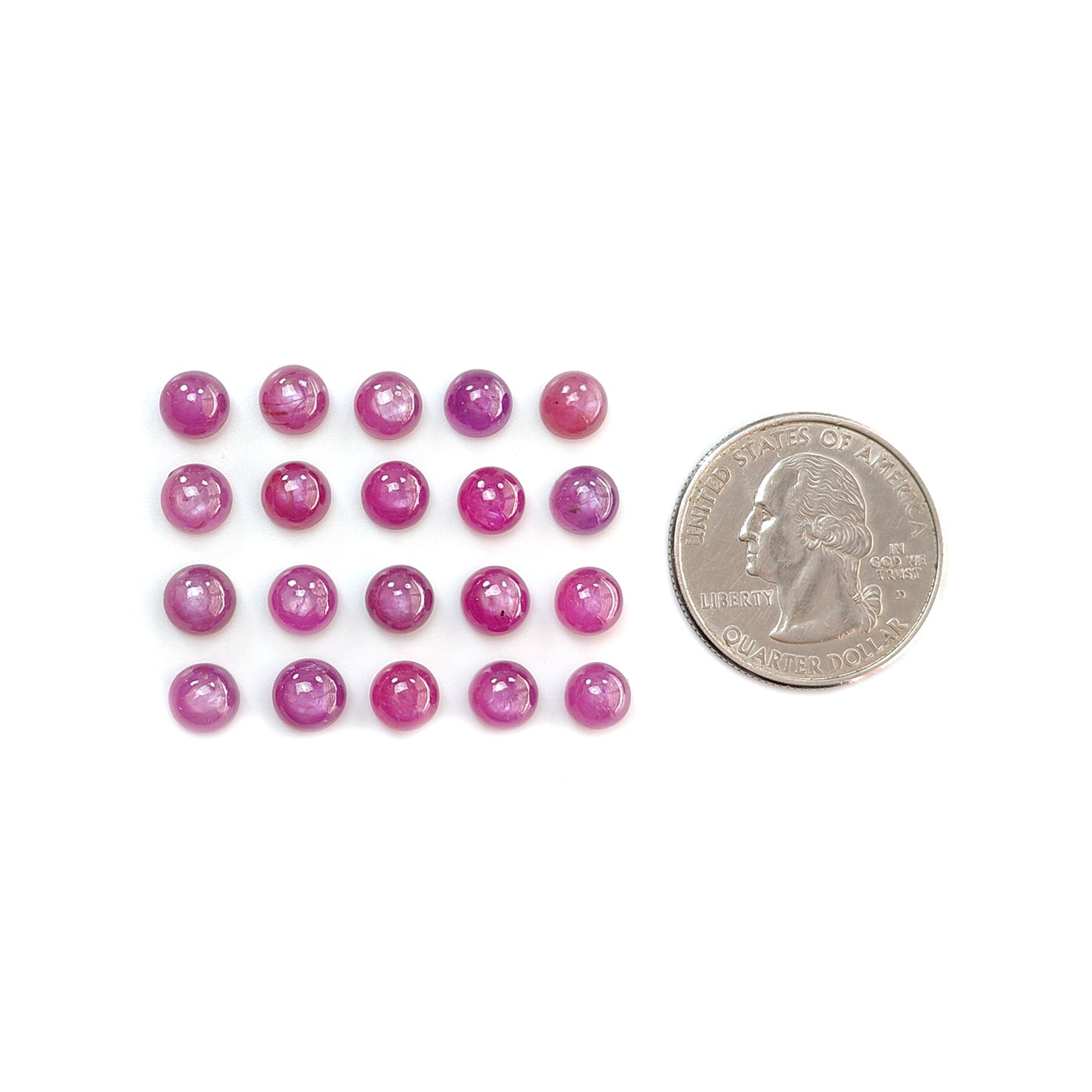 Ruby Round Cabochon