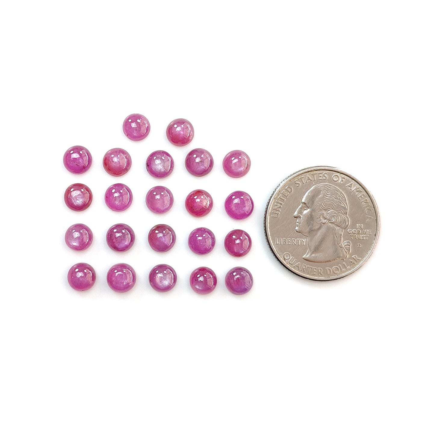Cabujón de zafiro rosa