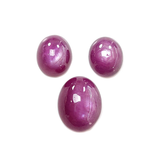red ruby oval cabochon