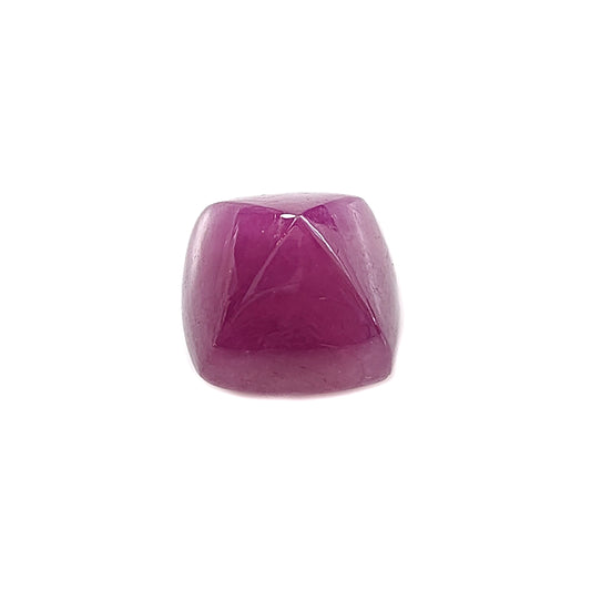 red ruby sugarloaf cabochon