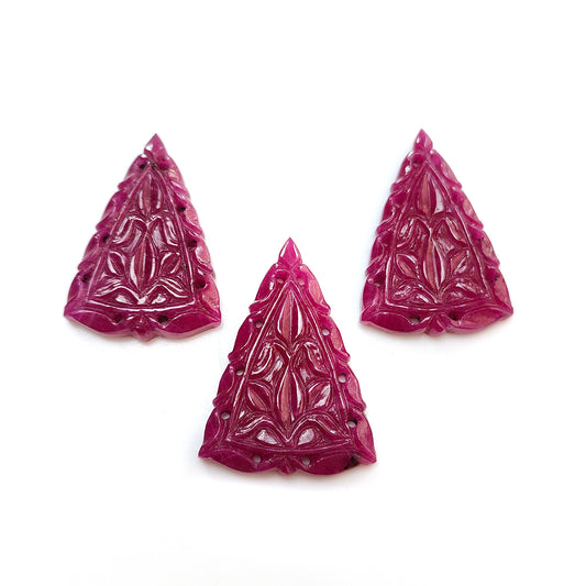 Ruby Gemstone Carving