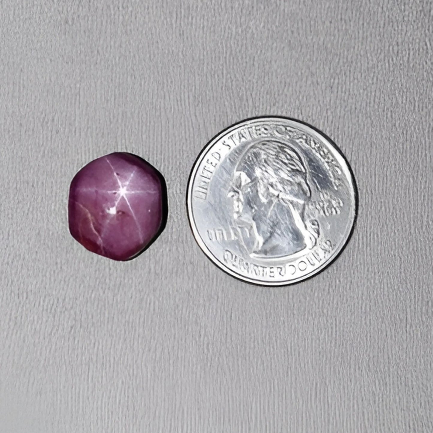 21.40cts Natural Untreated Star Ruby Gemstone Hexagon Shape Cabochon 15*13mm