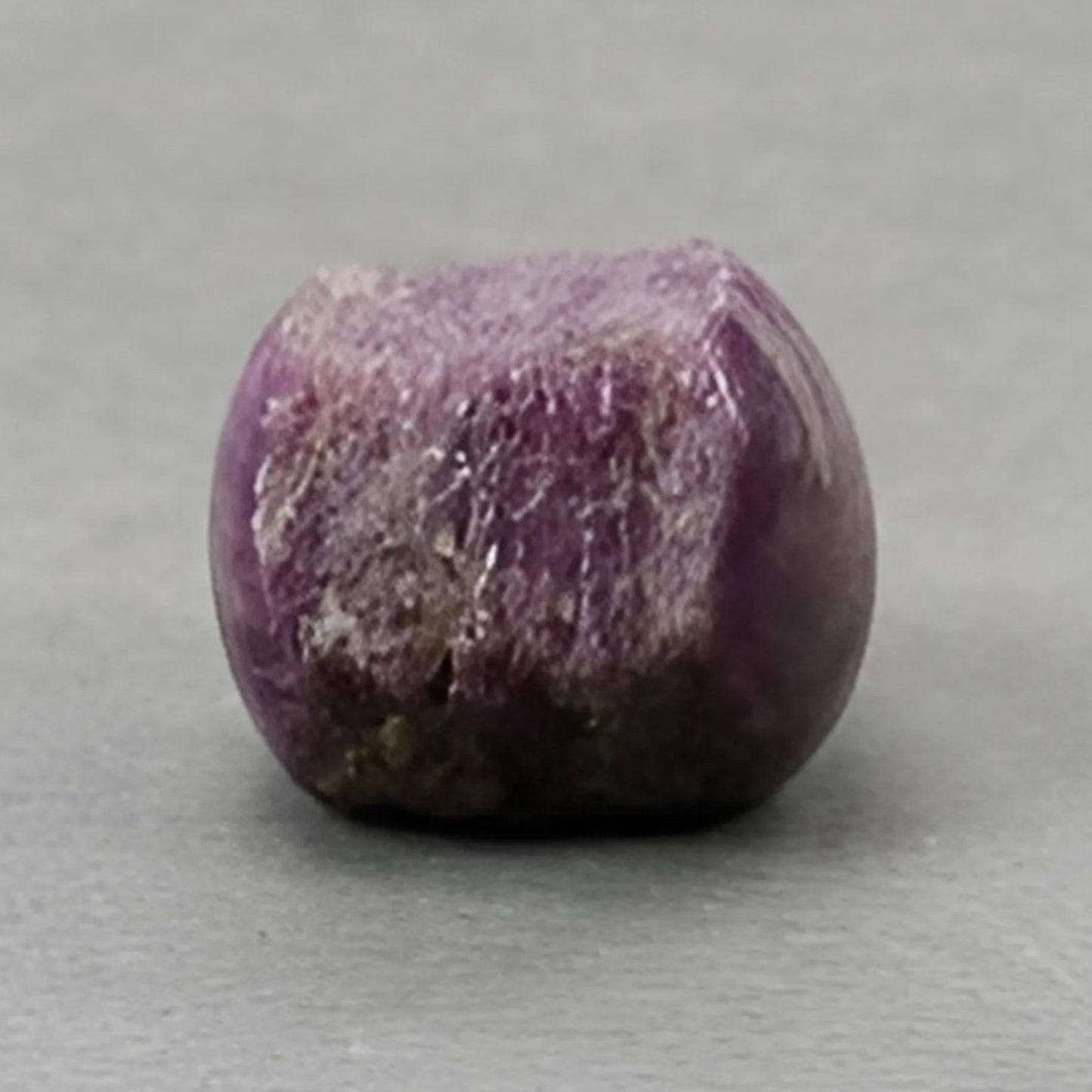 63.10cts Natural Untreated Both Side Star Ruby Gemstone Crystal Wand Healing Specimen 17*15mm