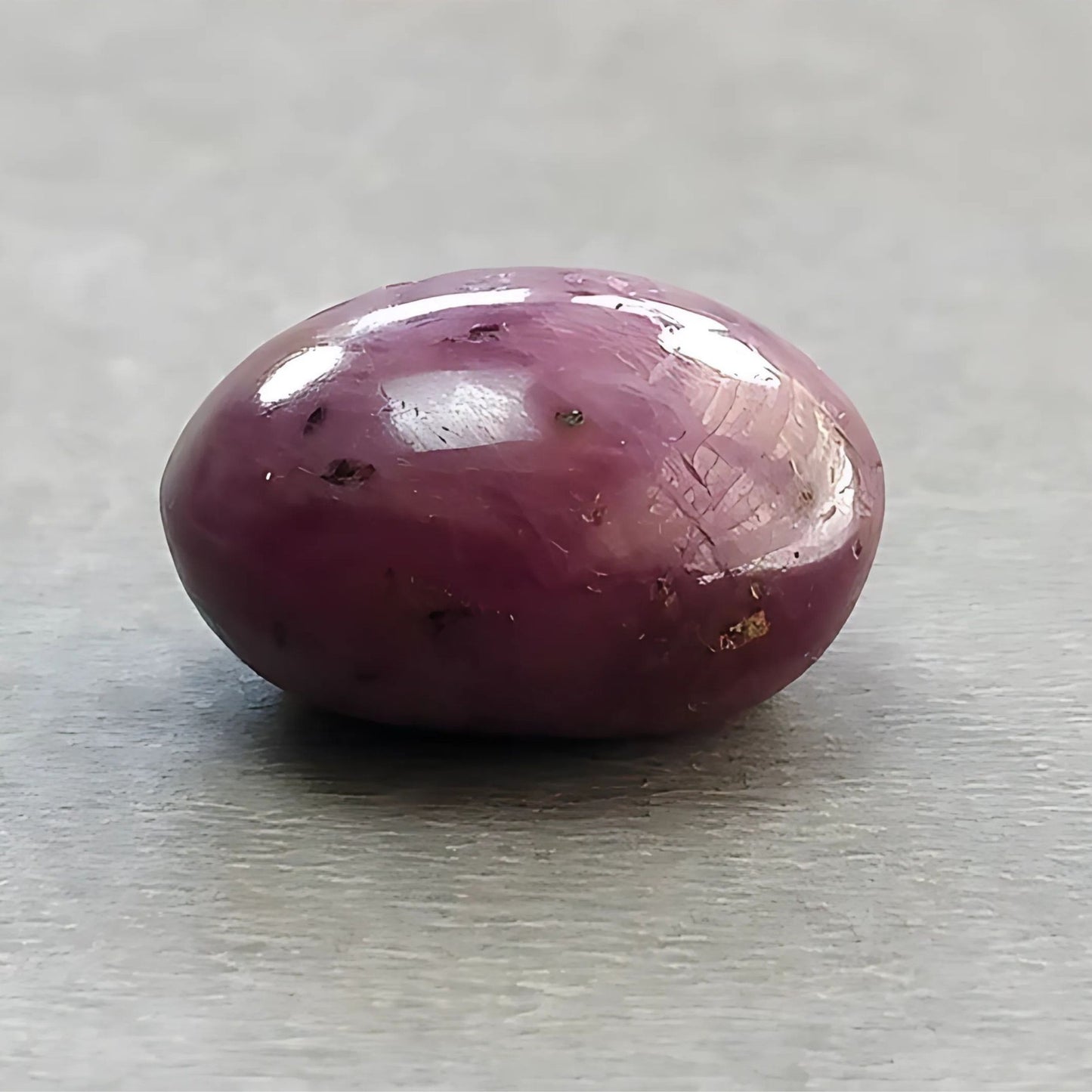 35.00cts Natural Untreated Star Ruby Gemstone Oval Shape Cabochon 18.5*16.5mm