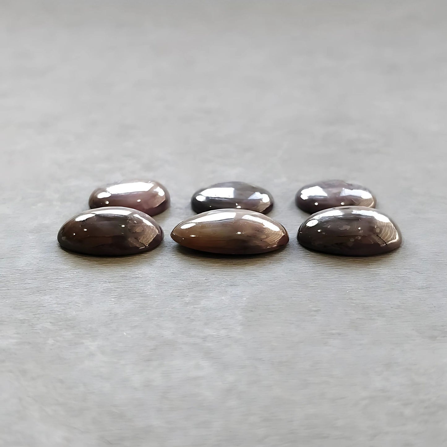 38.20cts Natural Untreated Star Ruby Gemstone Uneven Shape Cabochon 12mm - 16*12mm 6pcs