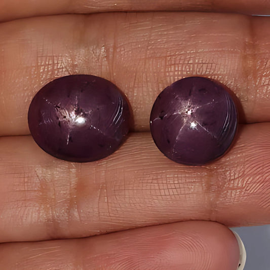 Oval Star Ruby