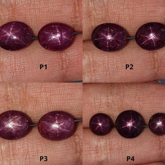 Star Ruby Gemstone Cabochon