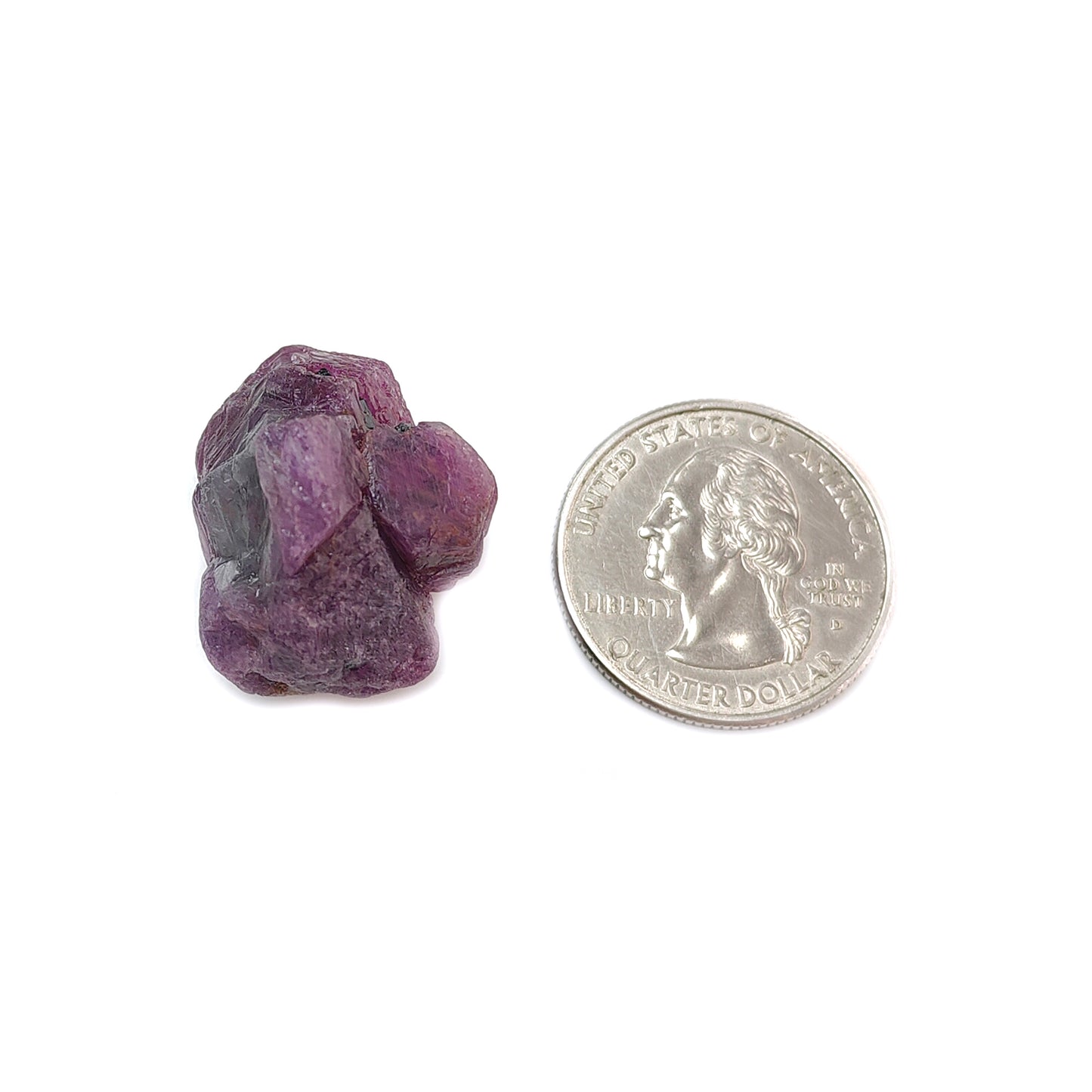 84.30cts Ruby Gemstone Crystal Raw Specimen Natural Untreated Fancy Rough Healing 26*22mm 1pc