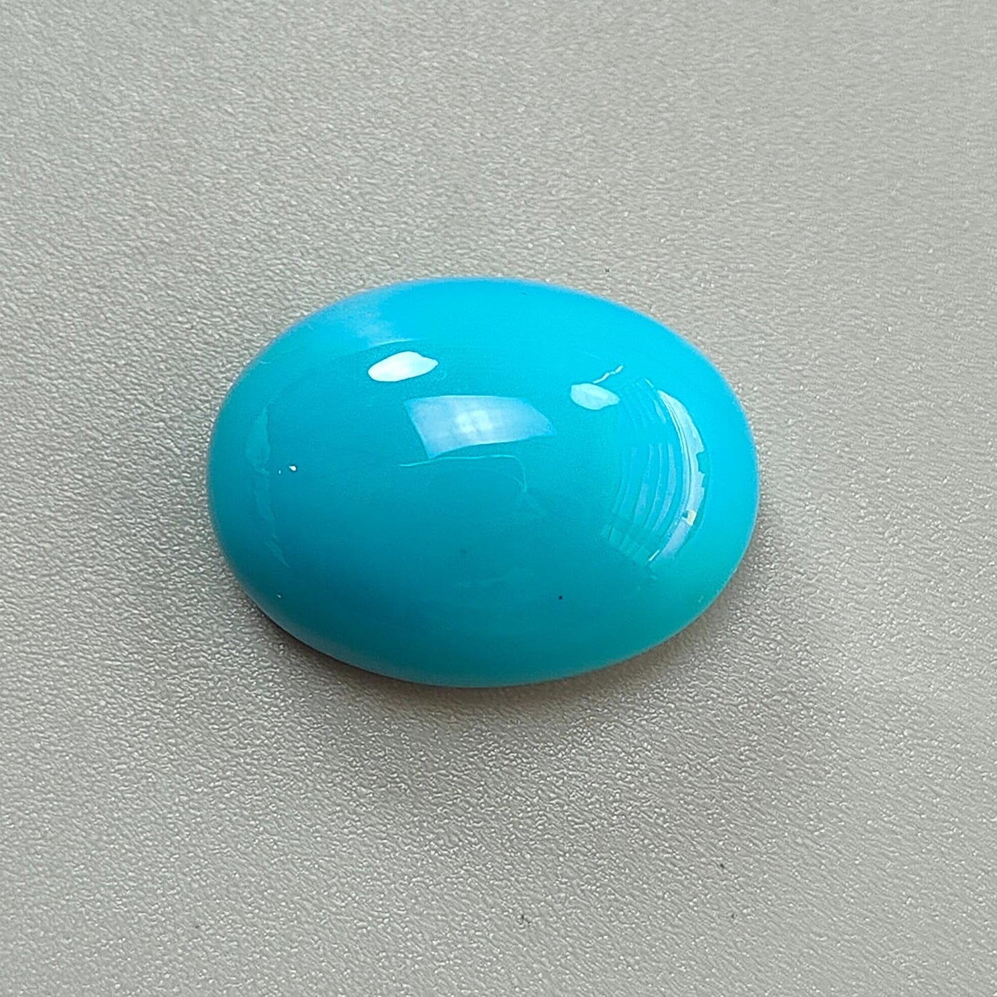 Blue Turquoise Gemstone Cabochon: Natural Untreated Sleeping Beauty Turquoise Oval Shape 1pc for Jewelry December Birthstone