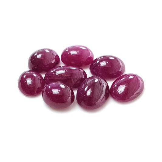 Ruby Gemstone Oval Cabochon