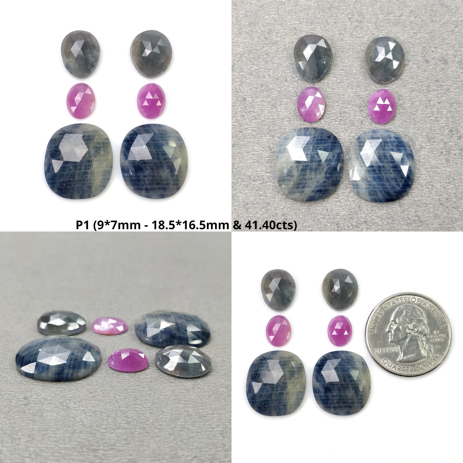 Rose Cut Sapphire