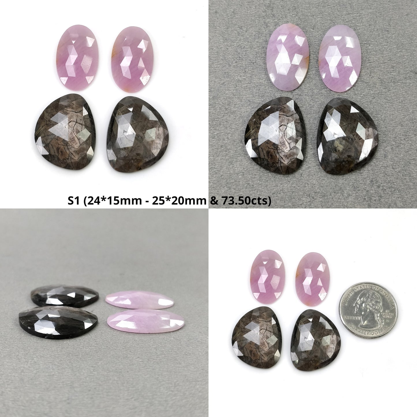 Rose Cut Sapphire