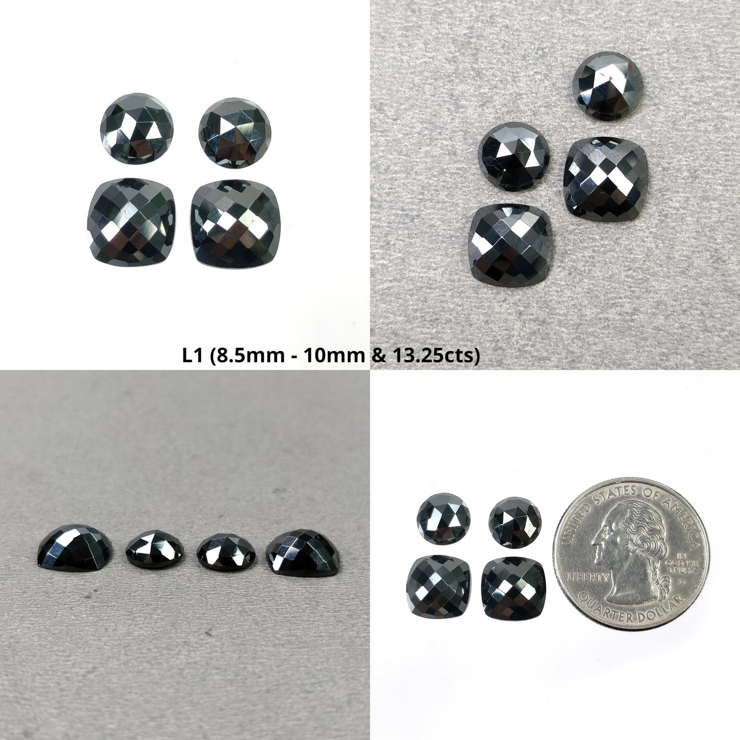 Checker Cut Hematite