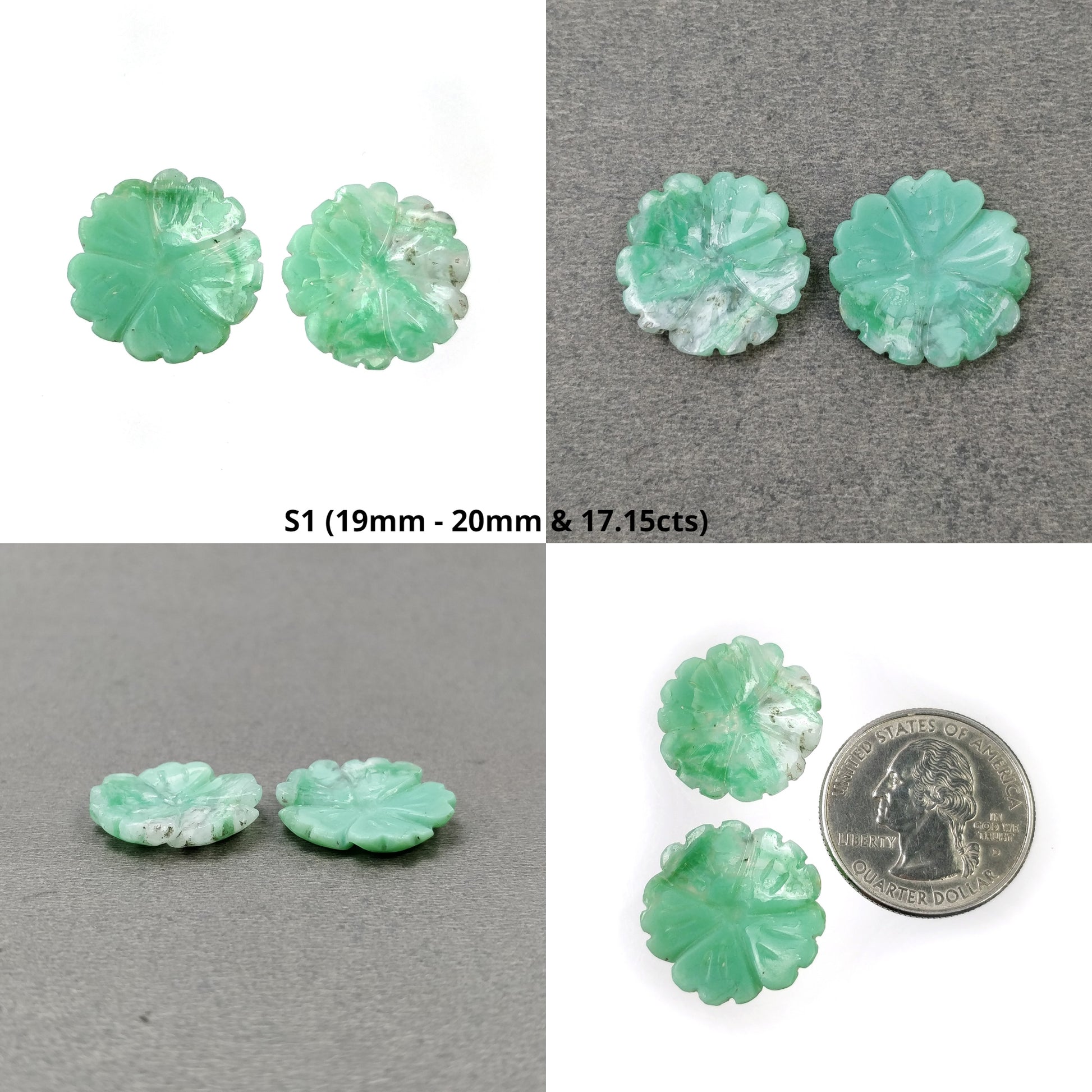 Chrysoprase Flowers